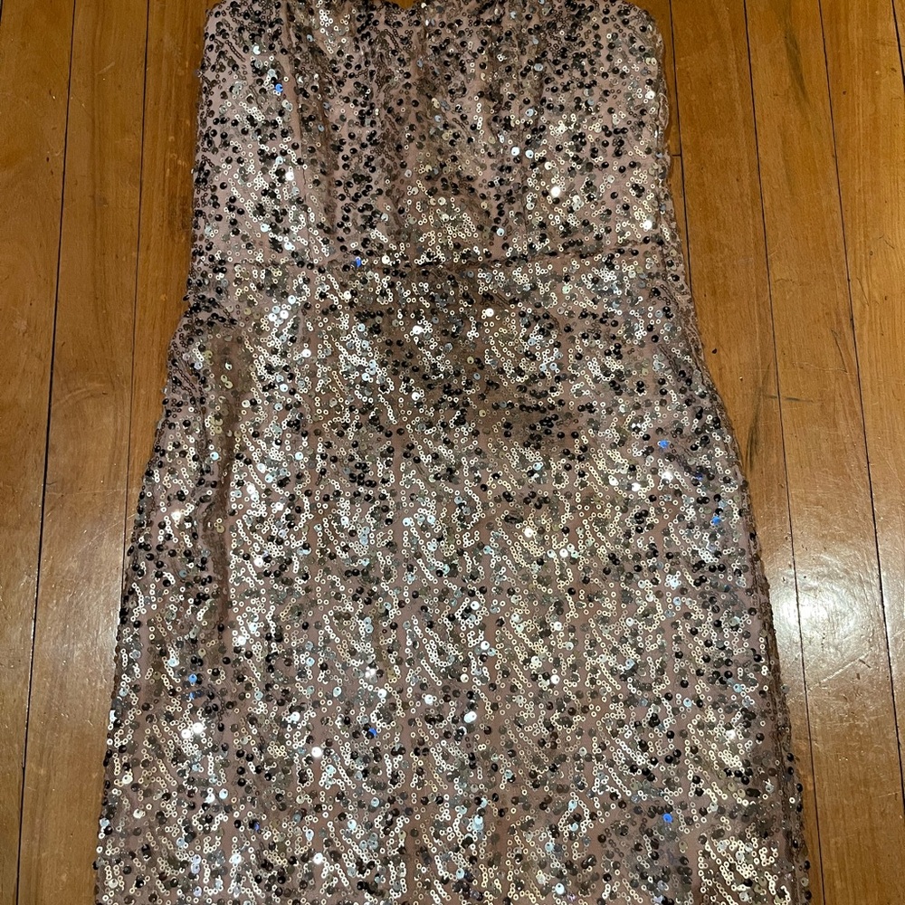 Forever 21 Sequin Dress in Gold and Black